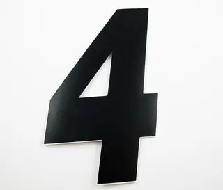 Number Sticker Black