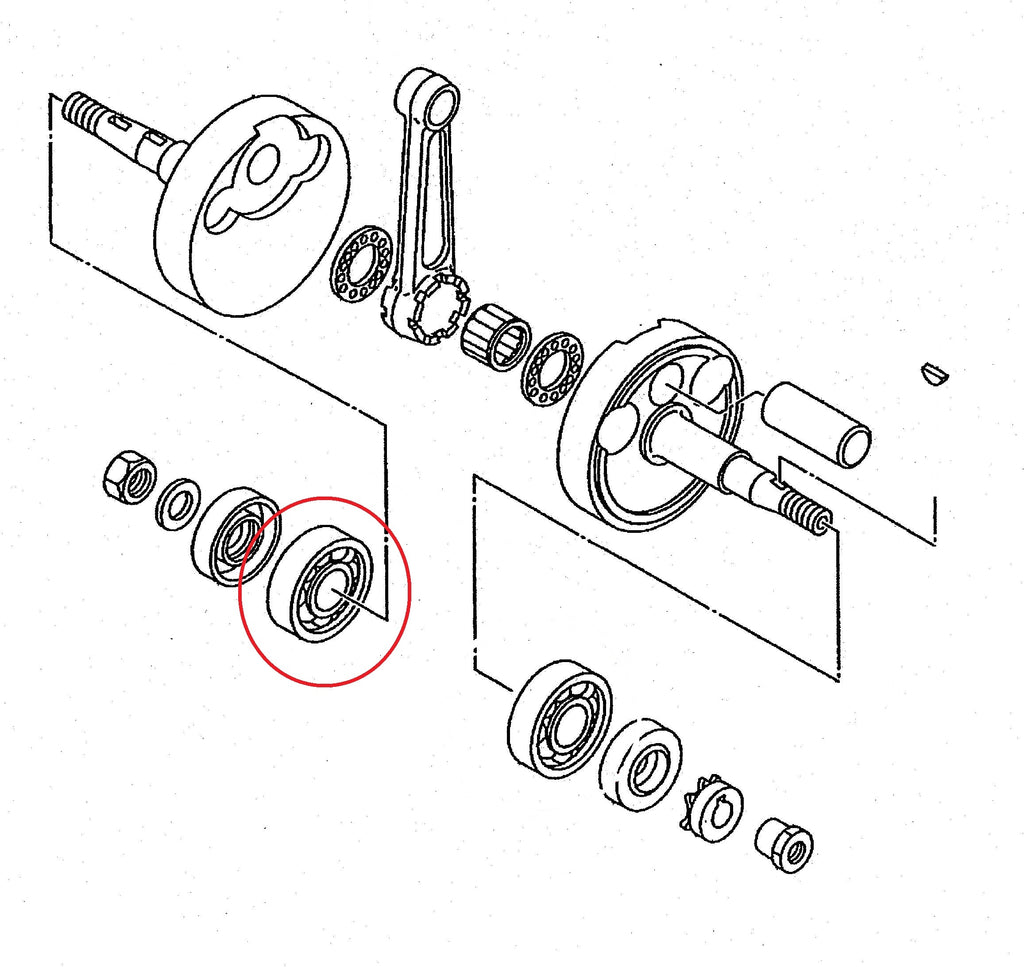 Bearing 6304 P63 FAG