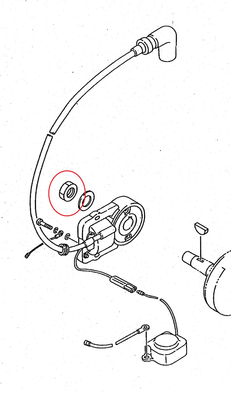 Nut Ignition Yamaha