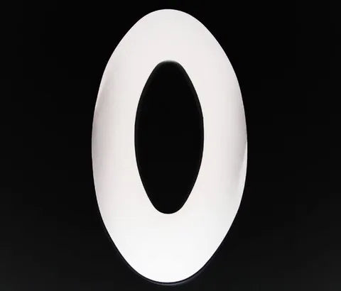 Number Sticker White