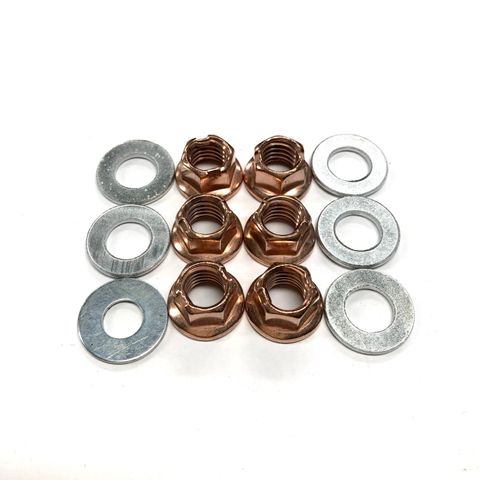 Nut Wheel Flange 10MM 6PCS