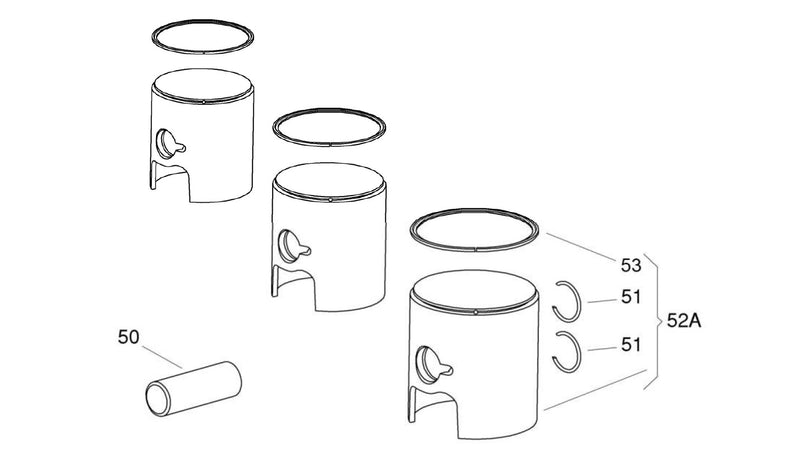 X30 RL Piston Kit