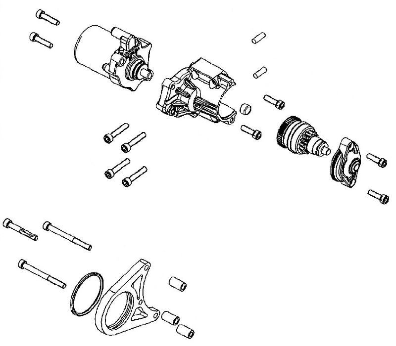 Vortex MR Starter Motor