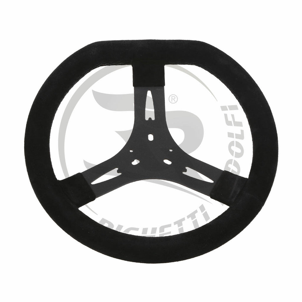 Steering Wheel Suede 320mm Blu