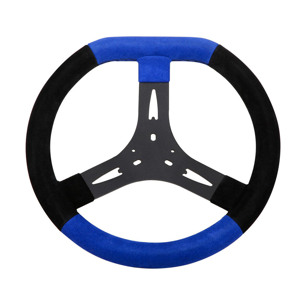 Steering Wheel Suede 320mm Blu