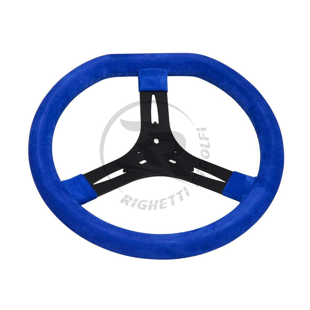 Steering Wheel Suede 320mm Blu