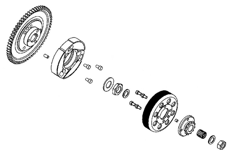 Vortex MR Clutch Dow Pin S-ring Gear